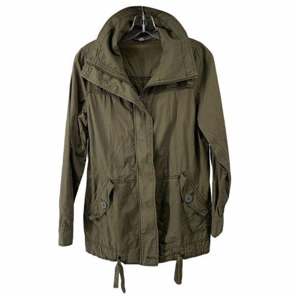 Army Green Lightweight Utility Jacket Size Small - Picture 2 of 7